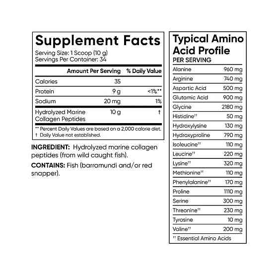Морские пептиды коллагена Sports Research Marine Collagen 340g Киев