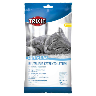 Пакети для котячого туалету Trixie Simple'n'Clean 59х46 см 10 шт (4011905040448) Вінниця - фото 1