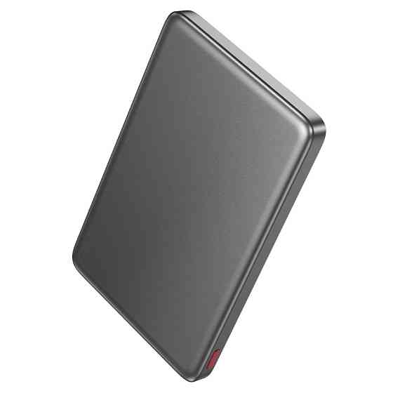 Зовнішній акумулятор HOCO Q26 Joy PD20W magnetic fast charging power bank(5000mAh) metal gray Київ