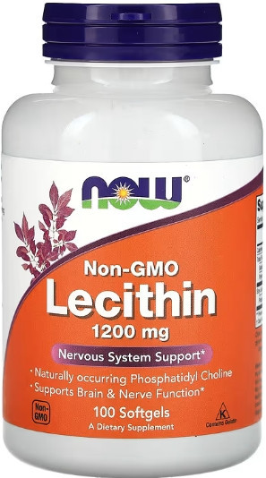 Лецитин NOW Lecithin 1200mg - 100 Sgels Киев - изображение 1