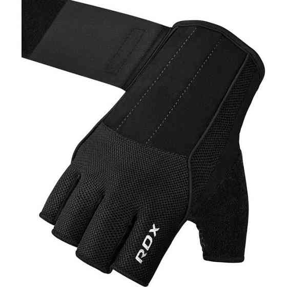 Рукавички для фітнесу RDX W3 BLACK WITH EVA PADDING-L Каменское