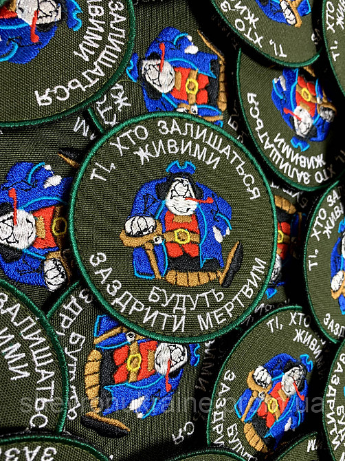 Шеврон Джон Сільвер (Форма коло. На липучці) Розмір 8см у діаметрі Київ - фото 4