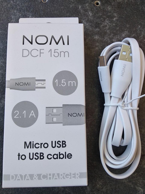 Дата кабель FLORENCE microUSB 1m 2A Black (FL-2110-KM) Полтава - фото 1
