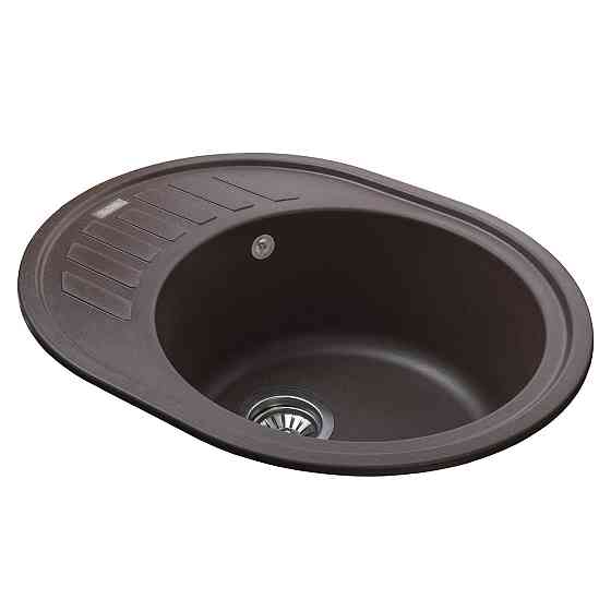 Гранітна мийка Globus Lux ARNO коричневий 620x500мм-А0006 (000008239) Київ