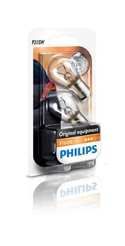Показні лампа розжарювання PHILIPS 12499B2 P21/5W 12 V 21/5 W BAY15d Харків - фото 1