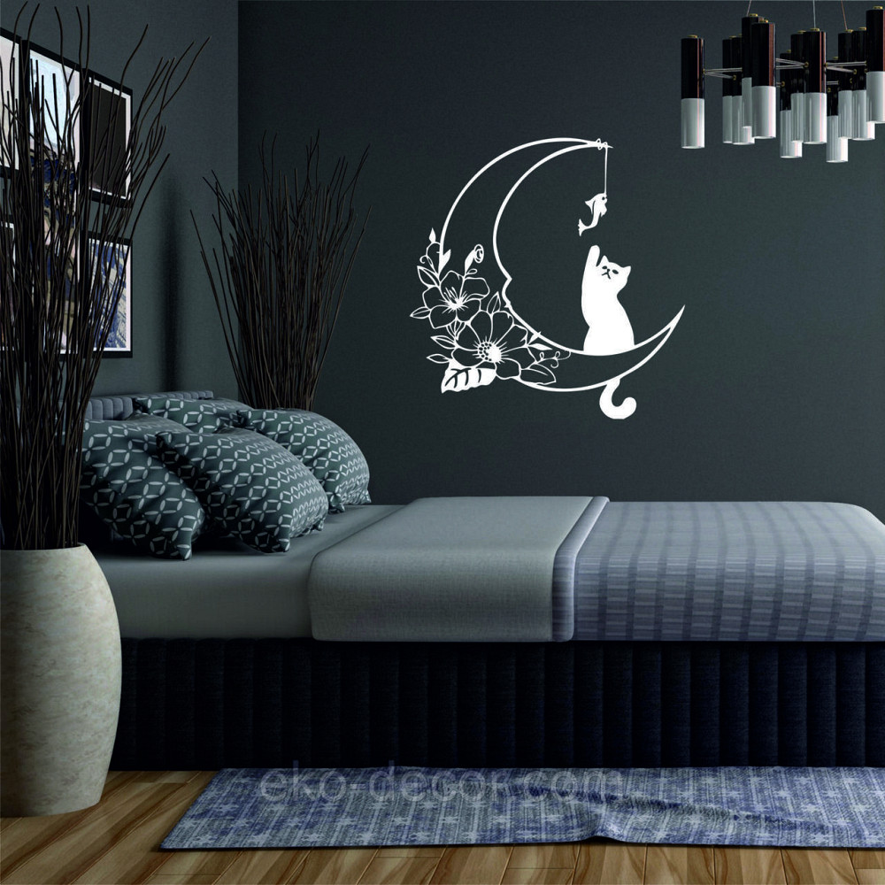 Декоративное настенное 3D Панно «Котёнок» Декор на стену с объемом 90*86 см, Белый Киев - изображение 3