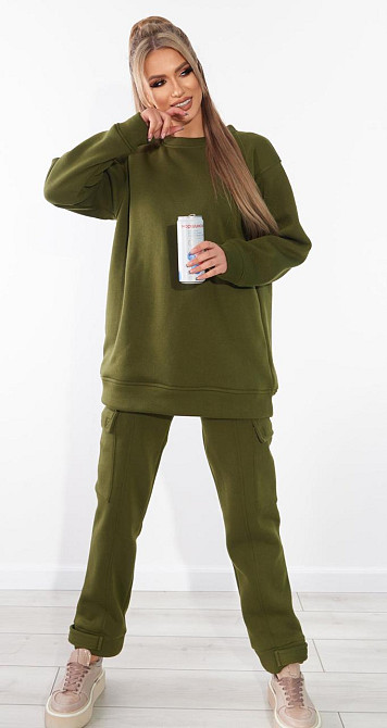 Теплий костюм на флісі з великими кишенями (48) Київ - фото 3