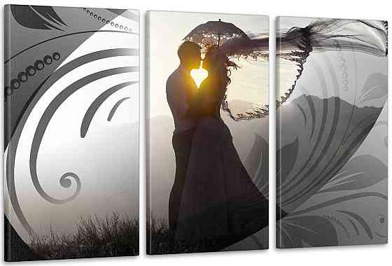 Модульна картина Абстракція Закохані Аrt-146_3А Київ