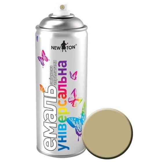 Емаль універсальна 400мл 1015 слонова кістка аерозоль NEW TON Житомир