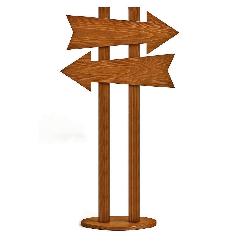 Напольная стрелка-указатель 