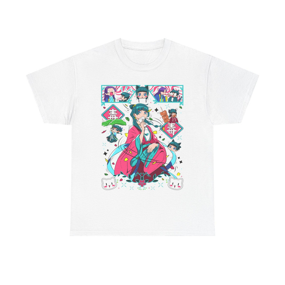 Футболка для хлопчика з аніме принтом Апотхекарй Діаріес Ессентіал Маомао оверсайз (зріст від 165 до 180) Чорний AnimeJ0593m Дніпро - фото 6