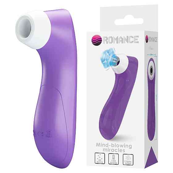 Вибратор с вакуумной стимуляцией клитора Sucking pleasure stimulato Breezer - Purple Sex Aura Киев