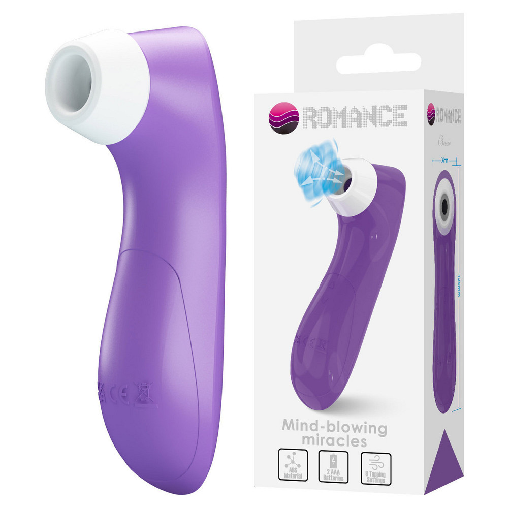 Вибратор с вакуумной стимуляцией клитора Sucking pleasure stimulato Breezer - Purple Sex Aura Киев - изображение 1