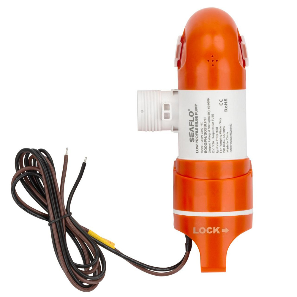 Помпа низького профілю SeaFlo 800 SFBP1-G800-14С Київ - фото 2