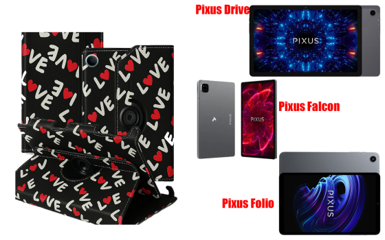 Чехол Spinner360 для планшета Pixus Drive, Falcon, Folio, цвет Art-Premium Киев