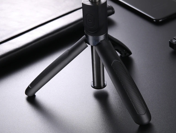 Штатив трипод для телефона селфи палка с кнопкой-пультом Bluetooth 100см Винница