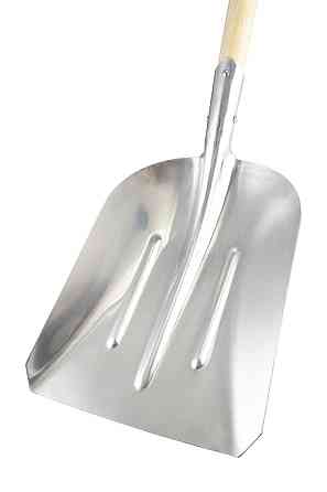 Лопата совкова MASTERTOOL 280х380х1100 мм сніг/зерно з алюмінію з дерев'яною ручкою та держаком 14-6279 Коломыя