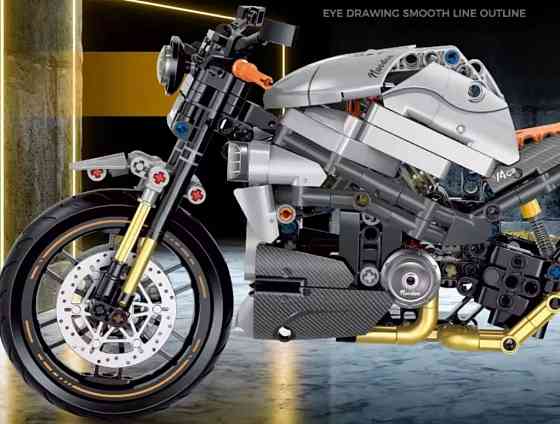 Конструктор мотоцикл 642 шт блоков Лего. Харьков