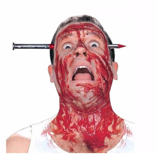 Обруч на Хелловін Цвях one size сріблястий Київ - фото 1