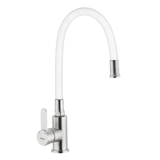 Кухонный смеситель Ibergrif M22119-3 с гибким силиконовым изливом IB0064 Харьков