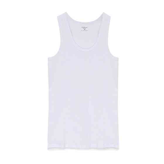 Майка чоловіча біла 100% бавовна CHIKISS CMV 100/001 M Київ