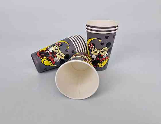 Склянки паперові одноразові 340 мл "MICKY MOUSE" (50 шт.) Харків