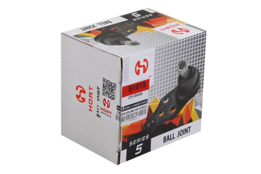 Шаровая опора 2101 Hort Sport закатная нижняя с крепежом (пыльник под хомут) Винница - изображение 4