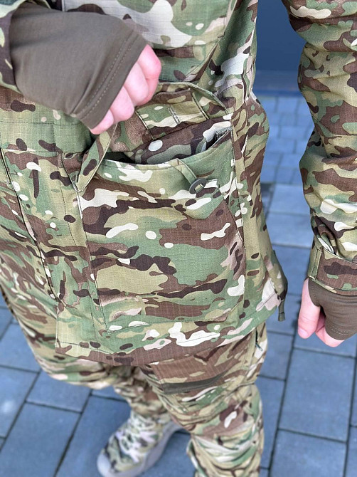 Демисезонная куртка реп стоп мультикам тактическая мужская куртка польва парка с капюшоном для ВСУ   WAR Львов - изображение 5