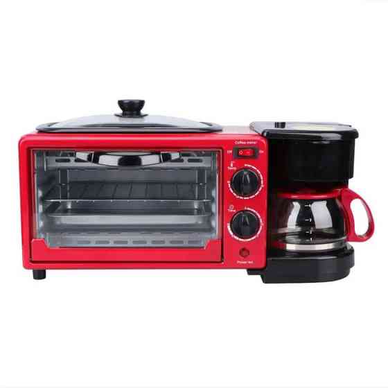 Духовка електрична настільна з грилем Rainberg RB-2286R 3800 Вт, Мініпечі з антипригарним покриттям GI-52 Львів