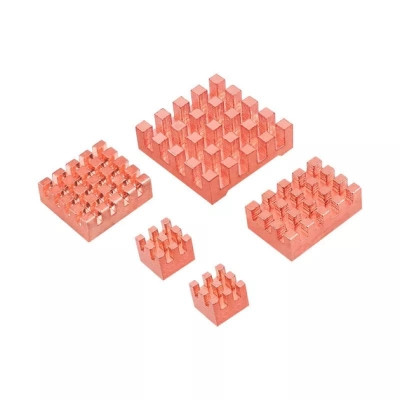 Радиатор охлаждения для Микро ПК KUONGSHUN Комплект для Raspberry Pi 5, 5 шт. (RA805) Винница - изображение 4