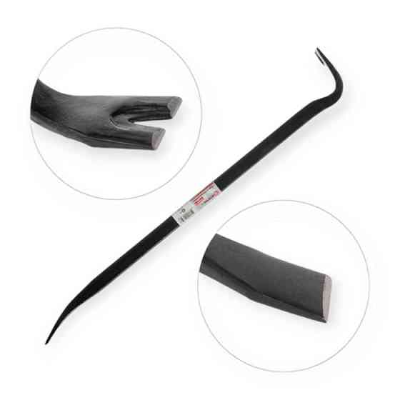 Лом з цвяхосмиком посилений 750x30x16 мм Intertool Мукачево