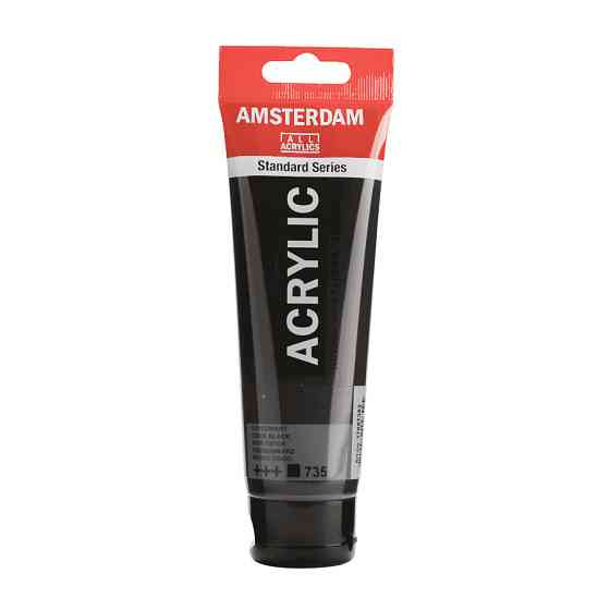 Фарба акрилова AMSTERDAM (735) Окис чорний 120 мл Royal Talens Київ