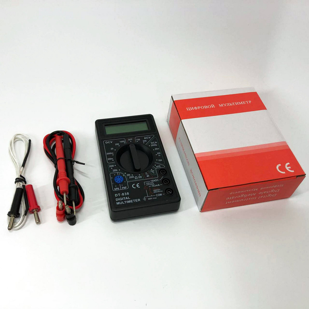 Якісний мультиметр DT-838, Тестер перевірки напруги, Мультиметр для електричних систем VY-48 Львів - фото 7