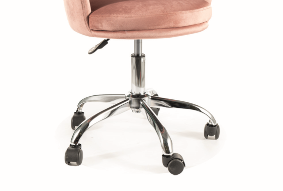 Крісло поворотне ROSE VELVET антична троянда BL.52 Днепр