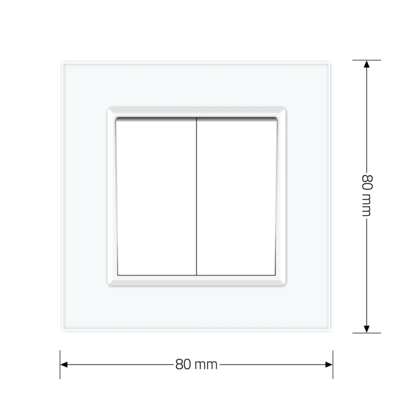 LIVOLO Двоклавішний перехресний вимикач Livolo білий (VL-C7FCMM10A-1WP) Коломыя - изображение 7