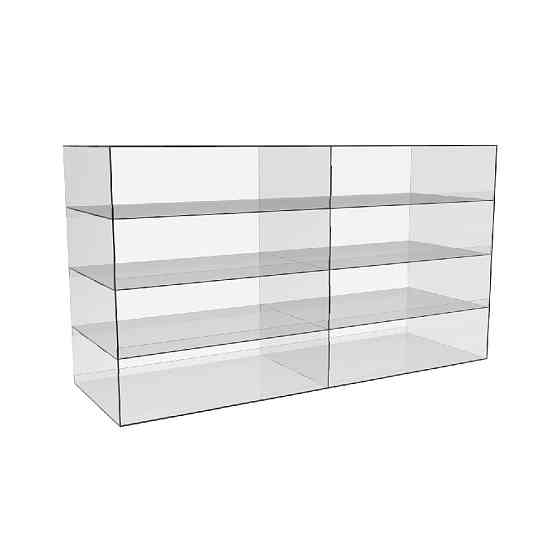 Підставка вітрина EKOSTAR 4 полки 900х300х500 акрил 3 мм Київ