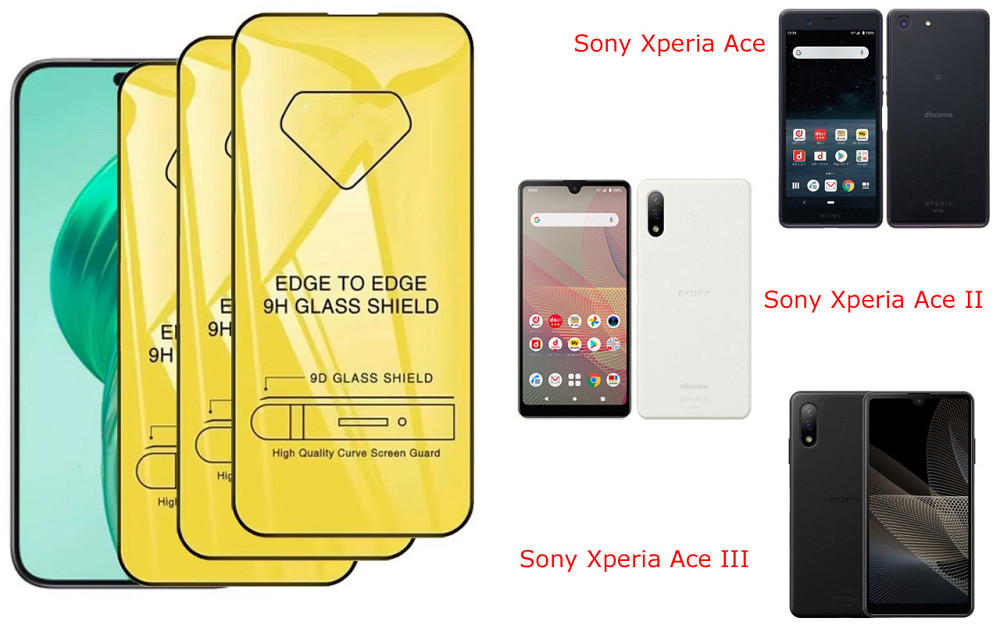 Защитное стекло DefenzoGlass для Sony Xperia Ace, Ace II, Ace III – двойная прочность Киев - изображение 3