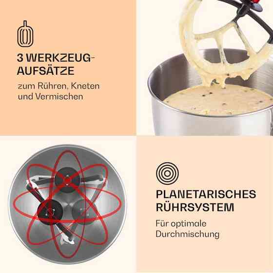 Кухонний комбайн Lucia 3-в-1 2000 ватів Klarstein Німеччина Рівне