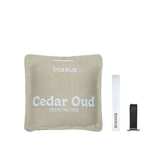 Автомобильный освежитель воздуха Baseus Margaret Series Car Air Freshener (Cedar Oud) Frosted Gray Ковель