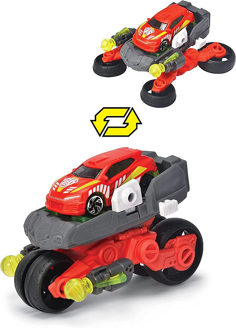 Игровой набор Dickie Toys Гибрид-спаситель Дрон-байк с функцией стрельбы 11 см (3792001) Киев - изображение 3