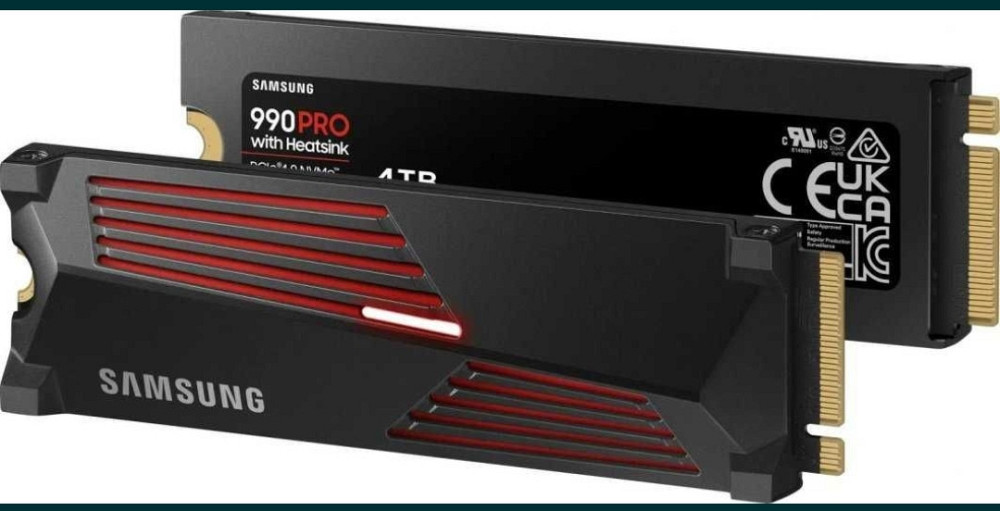 SSD Накопитель: Samsung 990 PRO With Heatsink 4TB (MZ-V9P4TOCW ) Киев - изображение 3