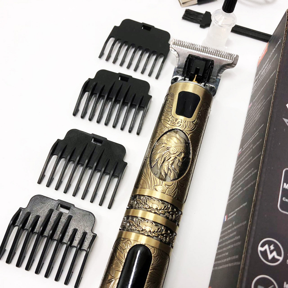 Тример з насадками різної довжини, Універсальні машинки для стрижки волосся, Миюча машинка для стрижки KW-15 Івано-Франківськ - фото 4