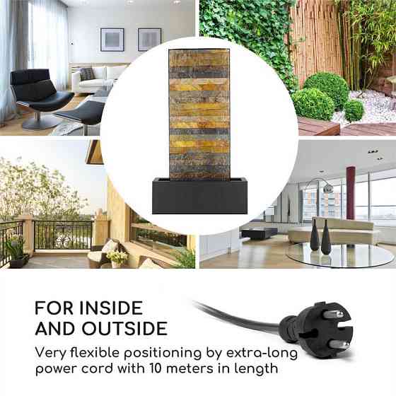 Насос Raincastle Garden Fountain с 12 светодиодами и концепцией Loopflow 8 Вт IPX8 для использования в Ровно