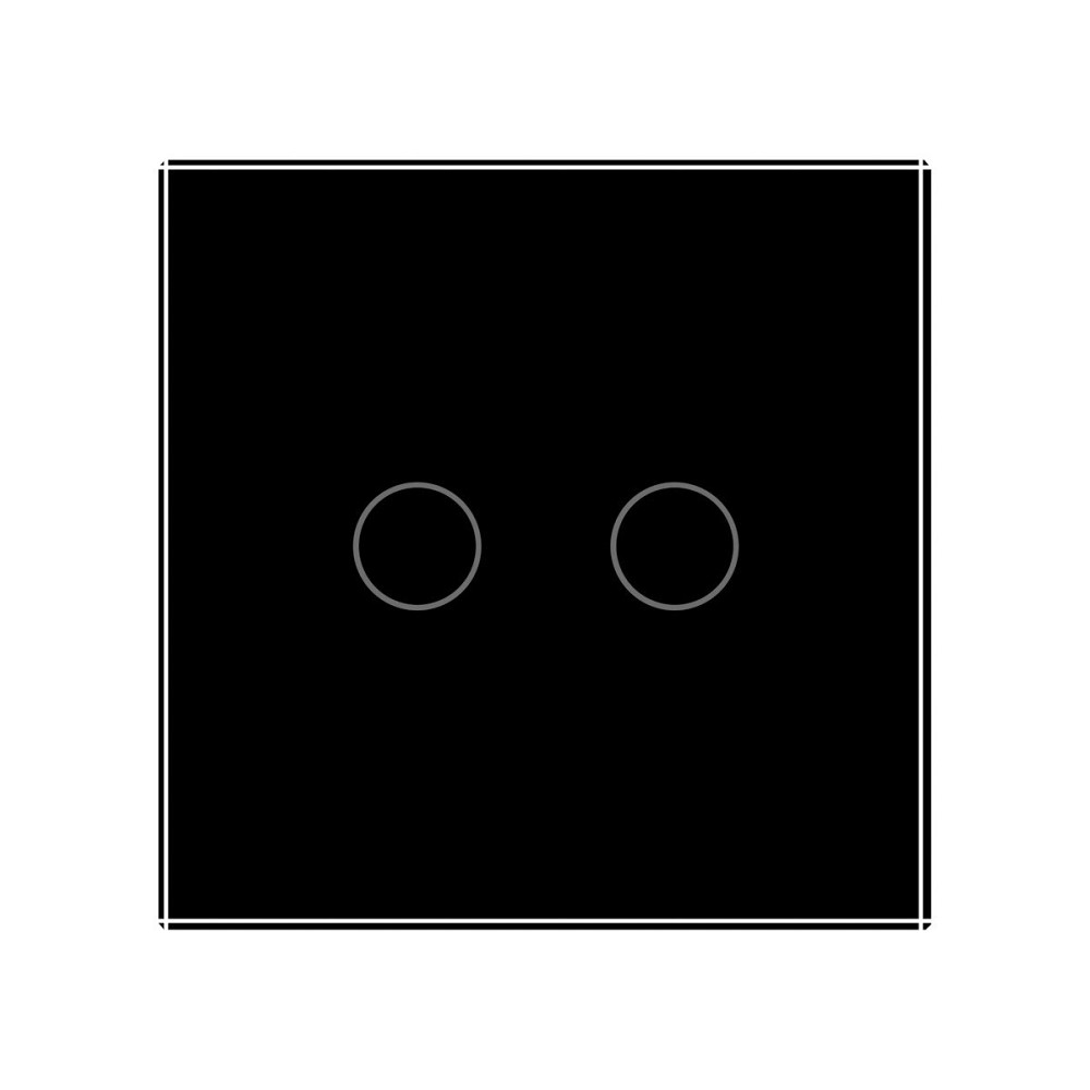 Сенсорний вимикач LIVOLO, 2-сенсорний, чорний скляний, 5А 230В, без нейтралі (VL-C7FC2-2BP) Коломыя - изображение 7