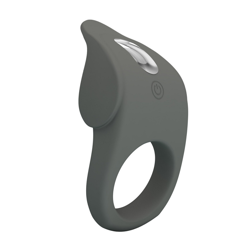 Эрекционное виброкольцо PRETTY LOVE Master Ring силиконовое, серое, 8.7 х 5 см Sex Aura Киев - изображение 4
