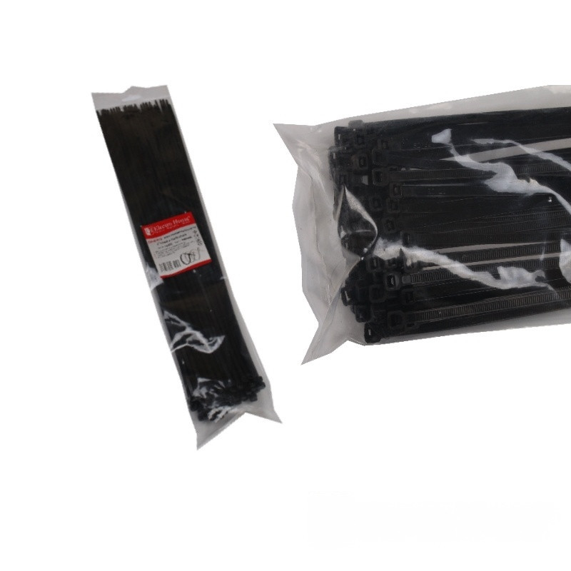 Стяжка кабельна 8х500 мм, 100 шт., чорний Дніпро - фото 1