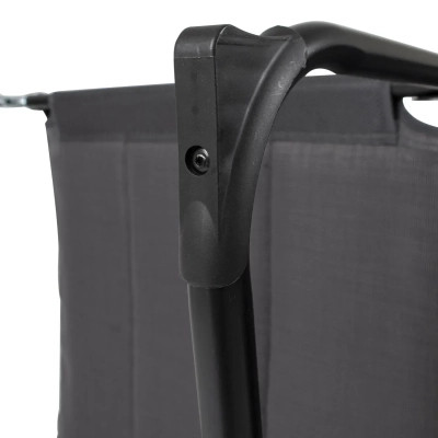 Раскладушка Bo-Camp Sun Lounger With Sunscreen 5 Positions Grey (1304492) (DAS303260) Винница - изображение 6