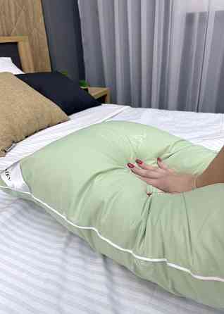 Подушка для сну гіпоалергенна Decorator Bamboo 50x70х20 см, колір фісташковий (84-176) Київ