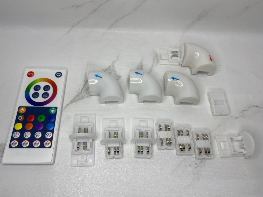 Розумні LED настінні світильники LPMYLMC RGB-IC Glide: 7 сегментів, Синхронізація з музикою, Керування App/Voice (Б/в) Київ - фото 20