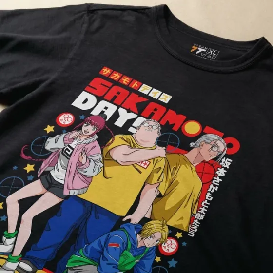 Футболка чоловіча з  принтом Дни Сакамото #5 Розмір 48 Anime0927 Дніпро
